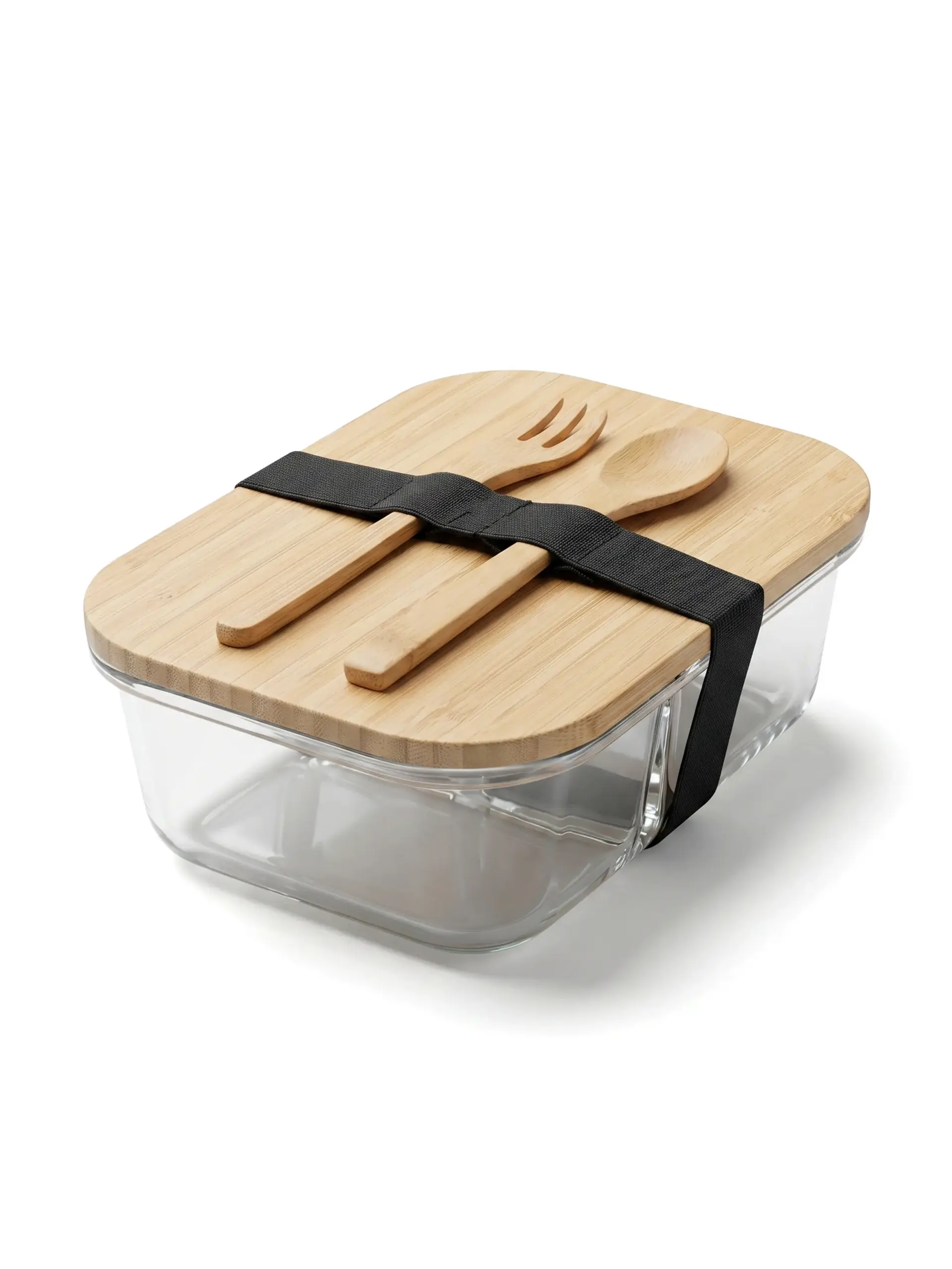 Sokowi - Glass Lunch Box with Bamboo Cutlery