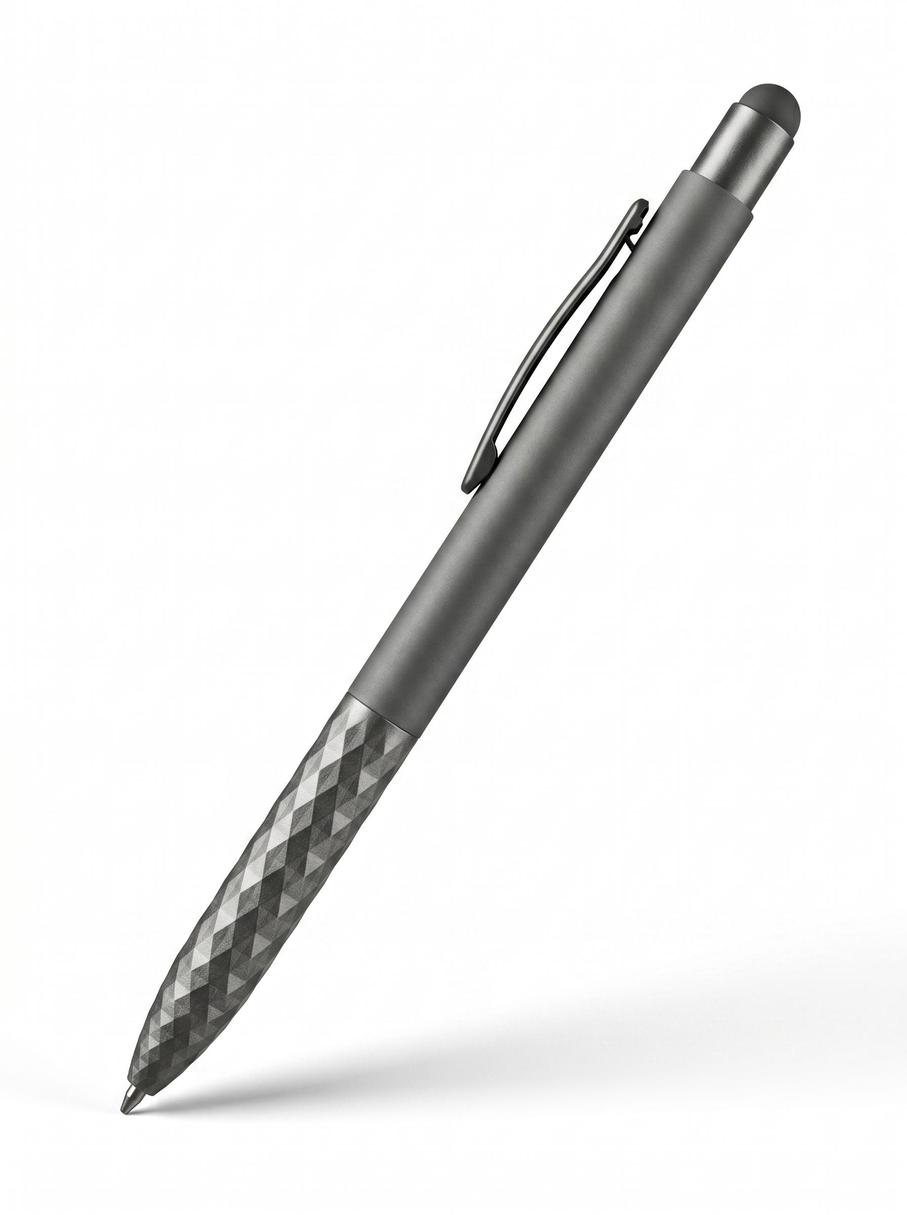 Premium Stylus Metal Pens with Textured Grip
