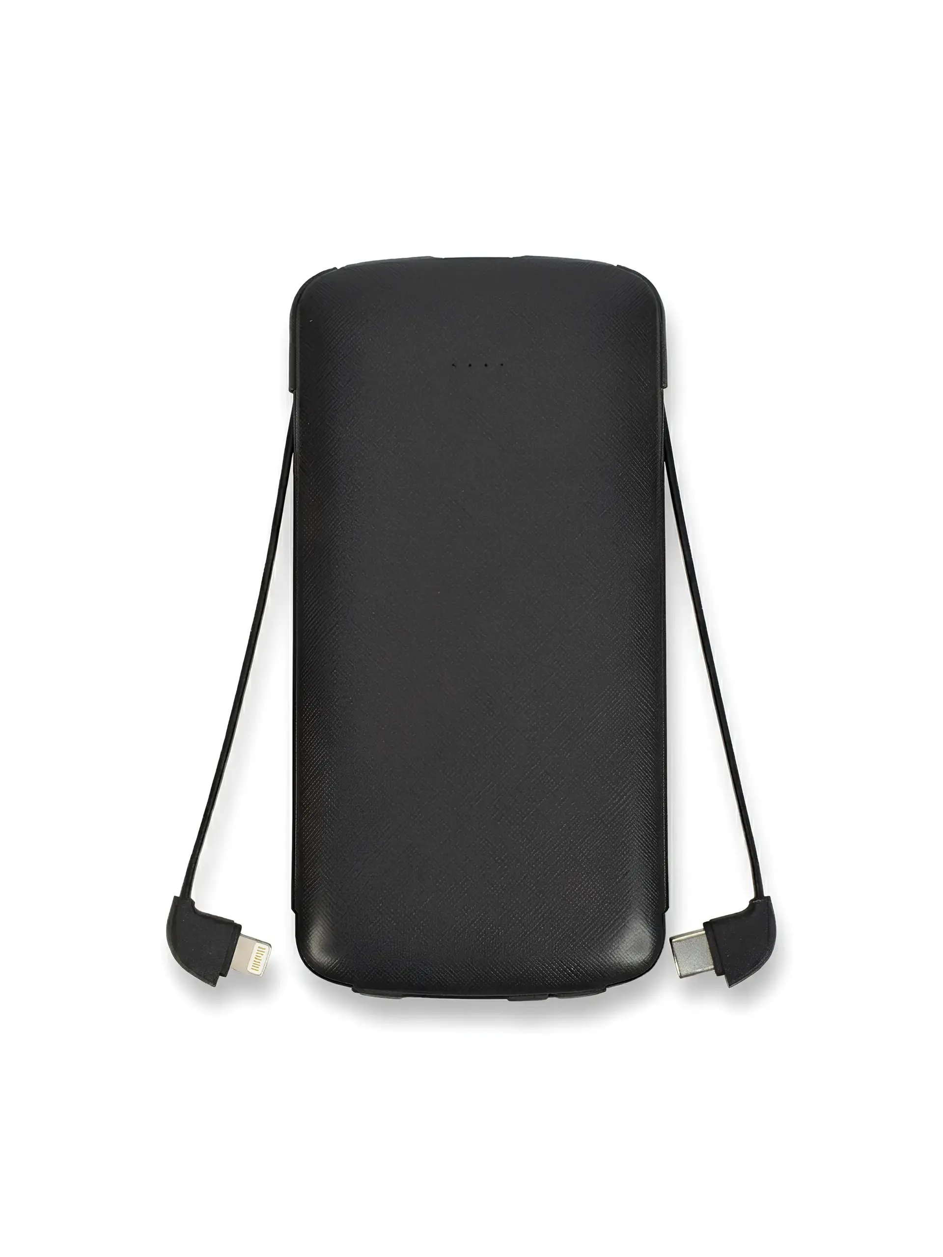 Cebada - 10000mAh Power Bank with Built-in Cables | Promotional Gifts