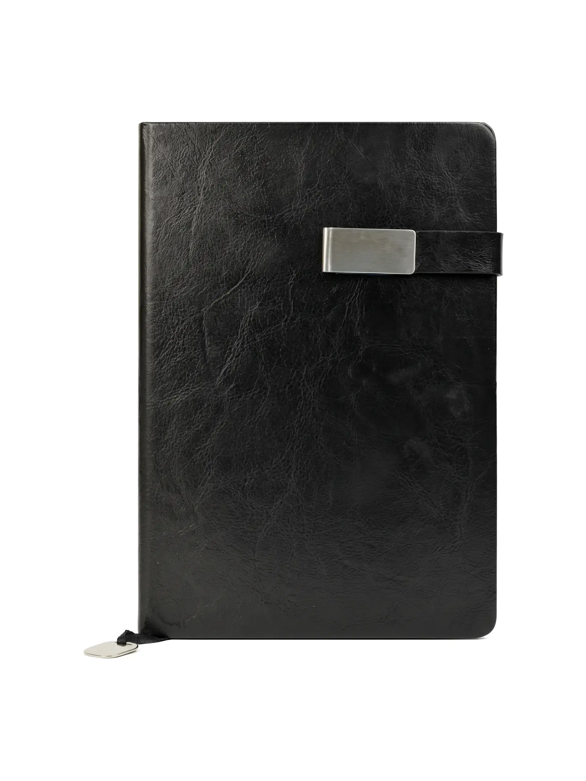 Fogego - A5 PU Notebook with Magnetic Flap & Metal Bookmarks