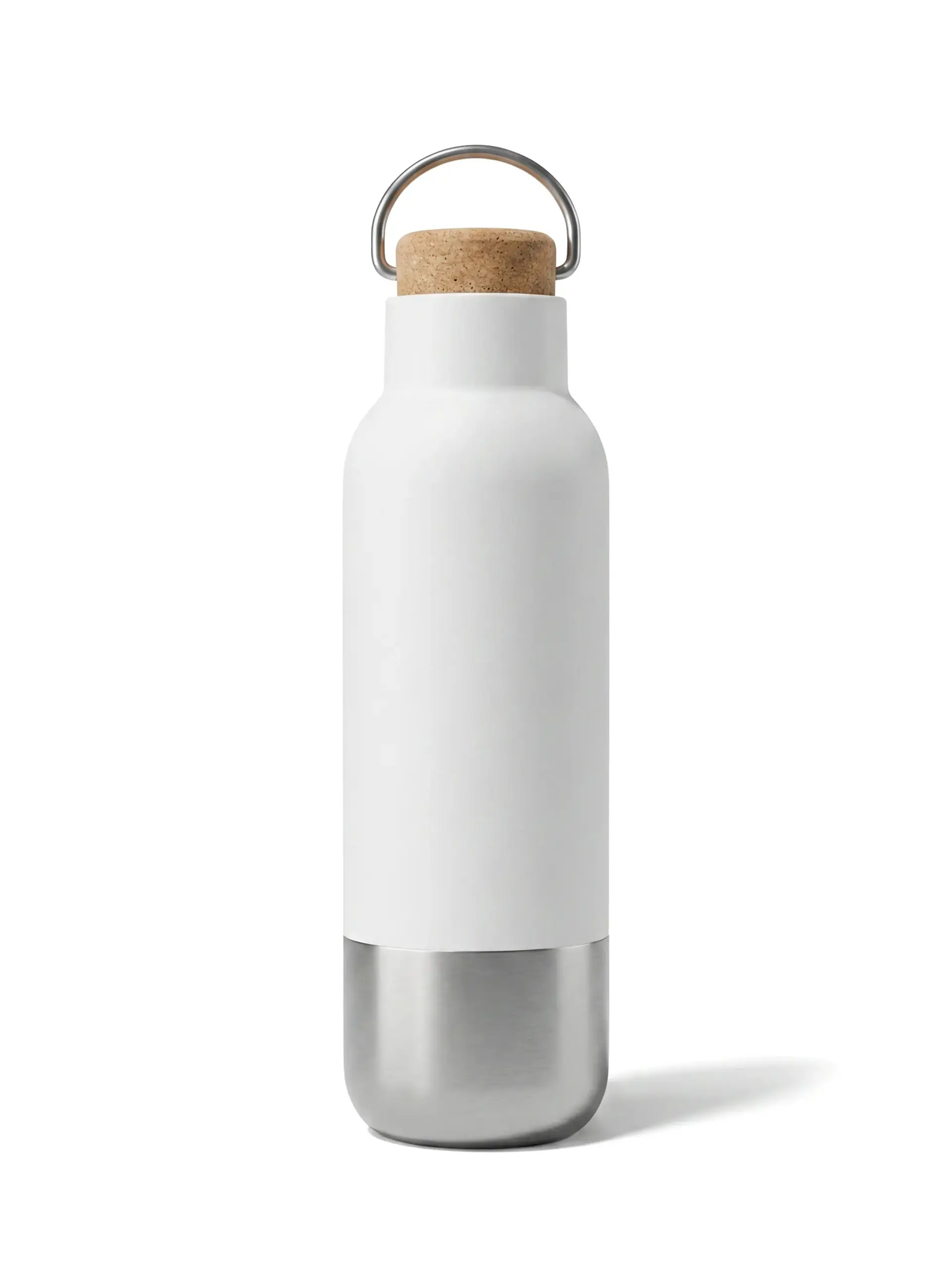 Vadisa - Recycled Stainless Steel Insulated Water Bottle - White