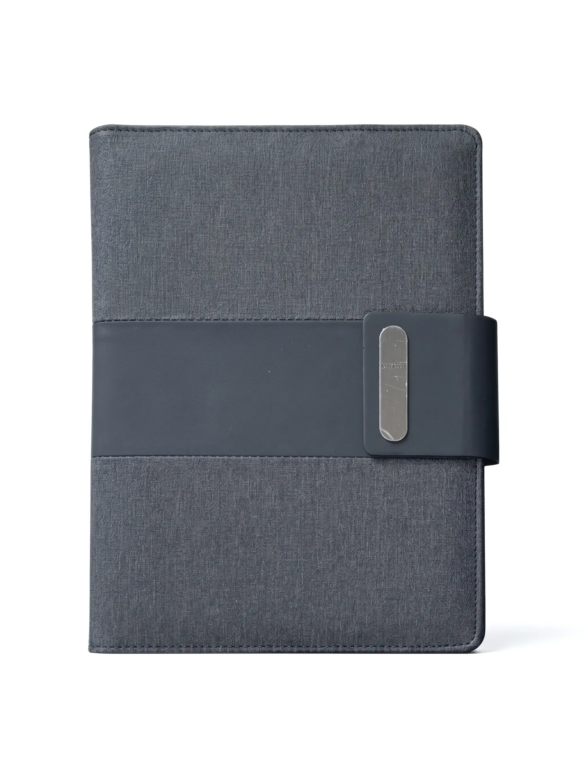 Lutesa - A5 Fabric-Look Leather Organizer with Card Slots