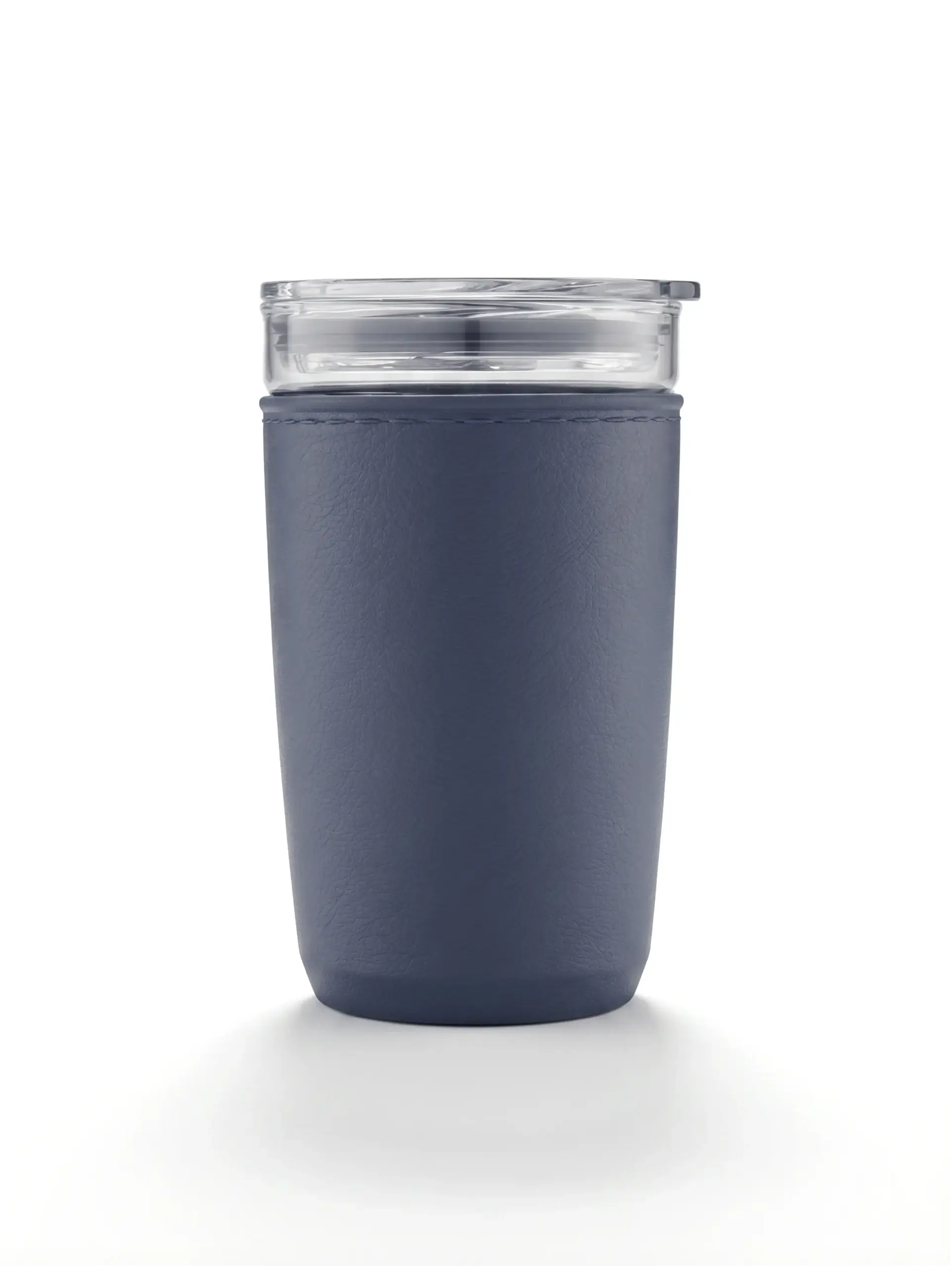 Akubej - Premium Glass Tumbler with Recycled Protective Sleeve - Blue