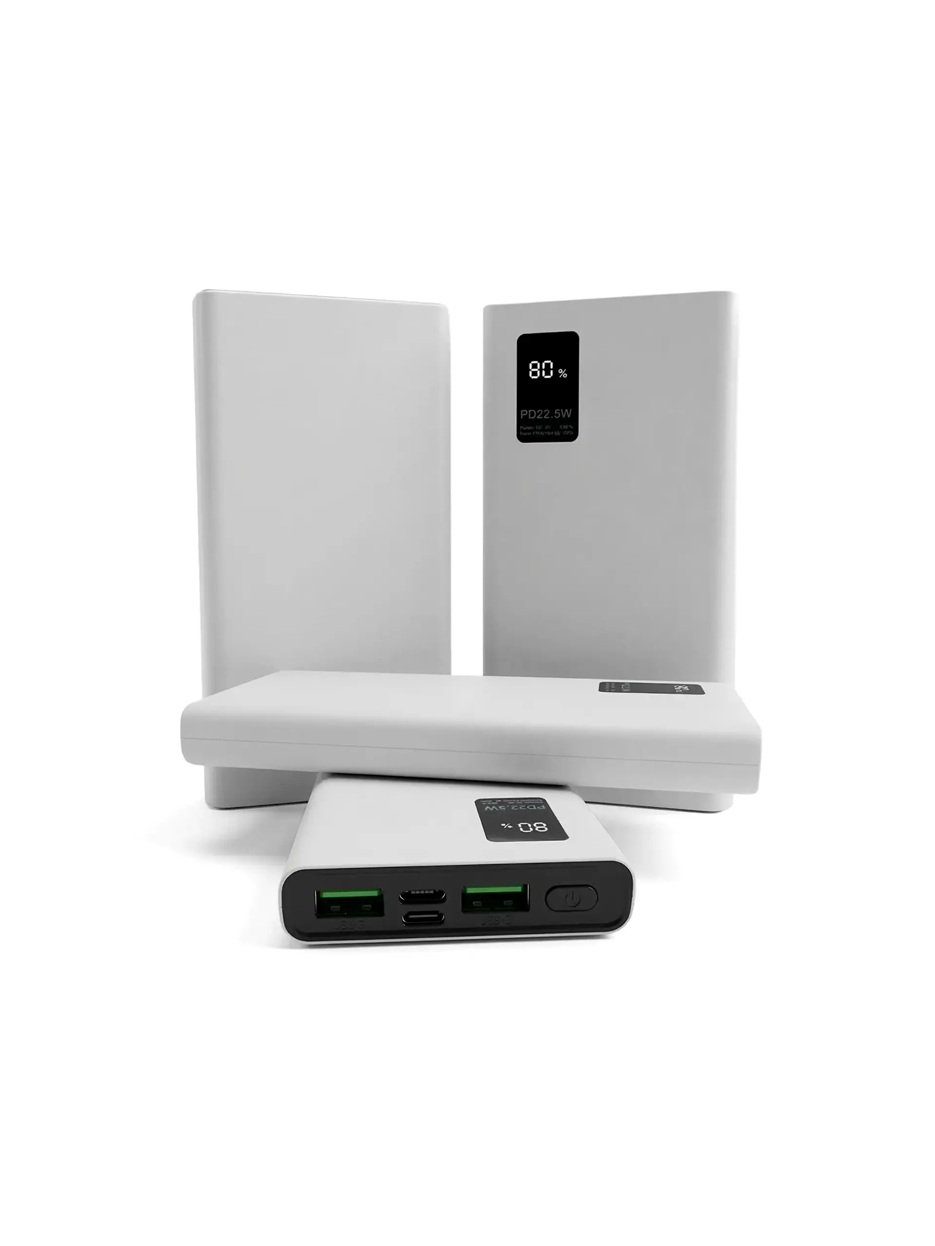 Cebezi - 20000mAh Stylish Digital LCD Screen Power Bank | Custom Gifts