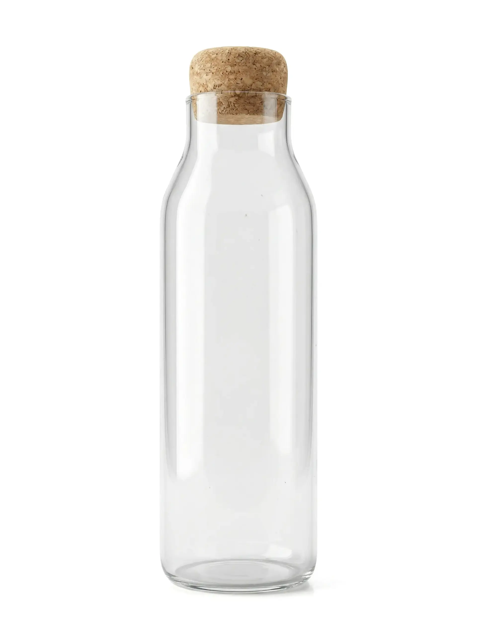 Suseka - Borosilicate Glass Bottle with Cork Lid 1200ml