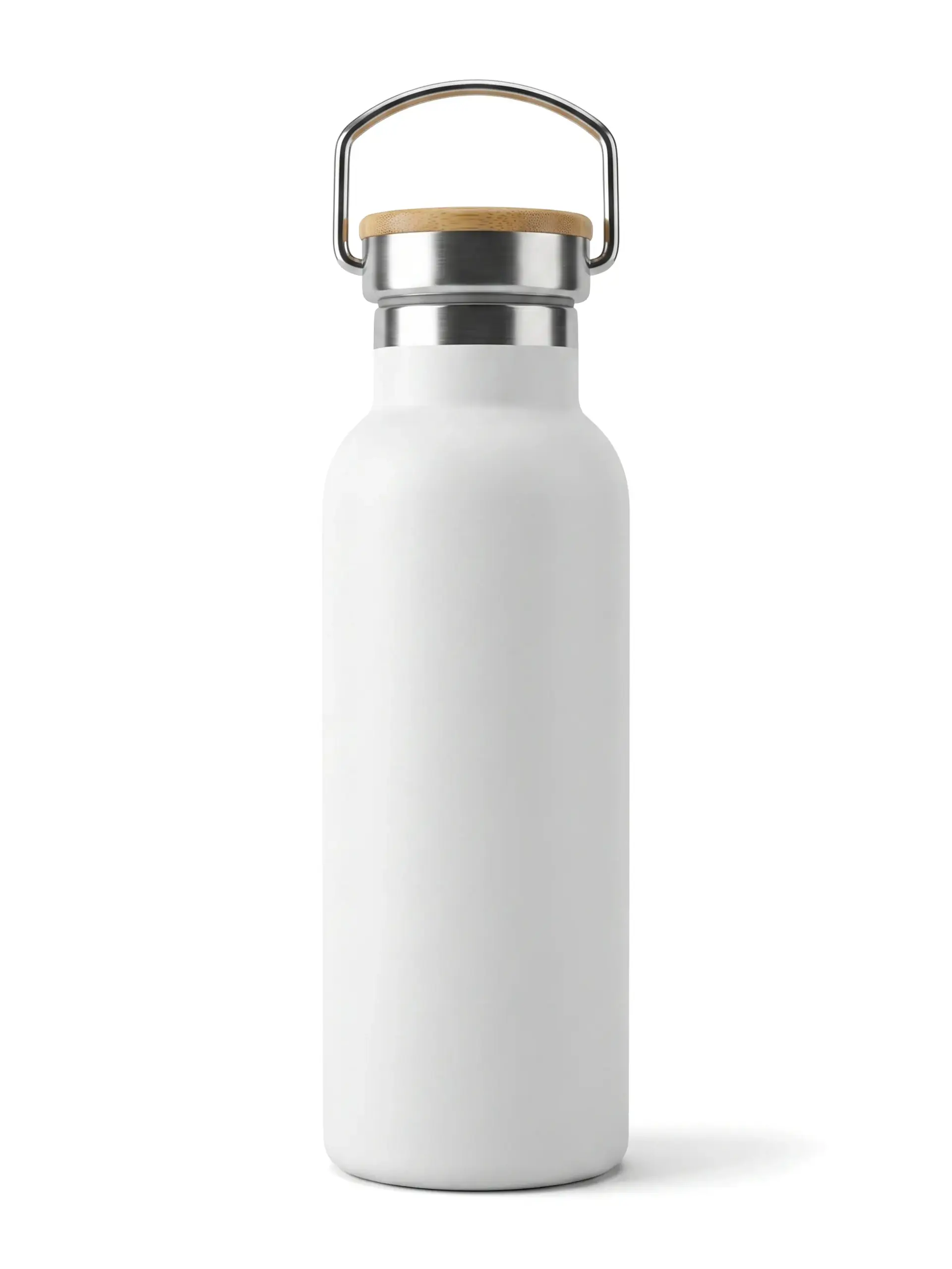 Vatoga - Double Wall Stainless Steel Bottle 500ml - White
