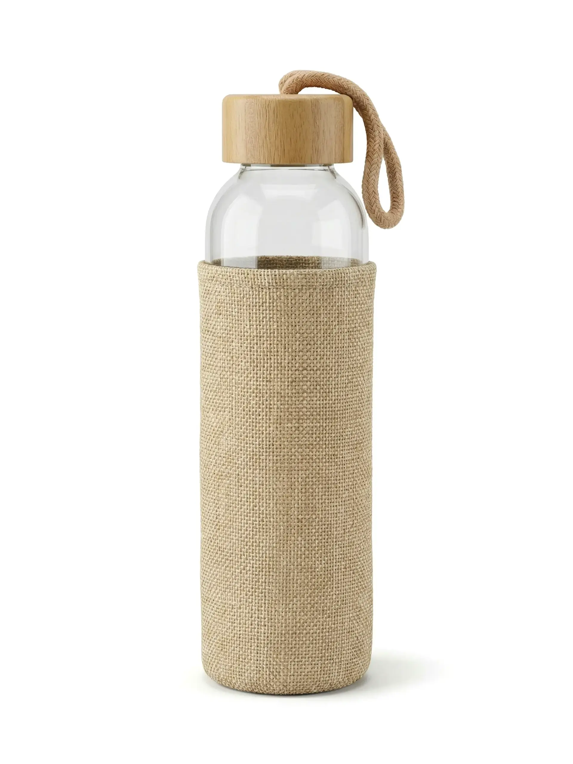 Catuga - Promotional Glass Bottle with Jute Sleeve 500ml