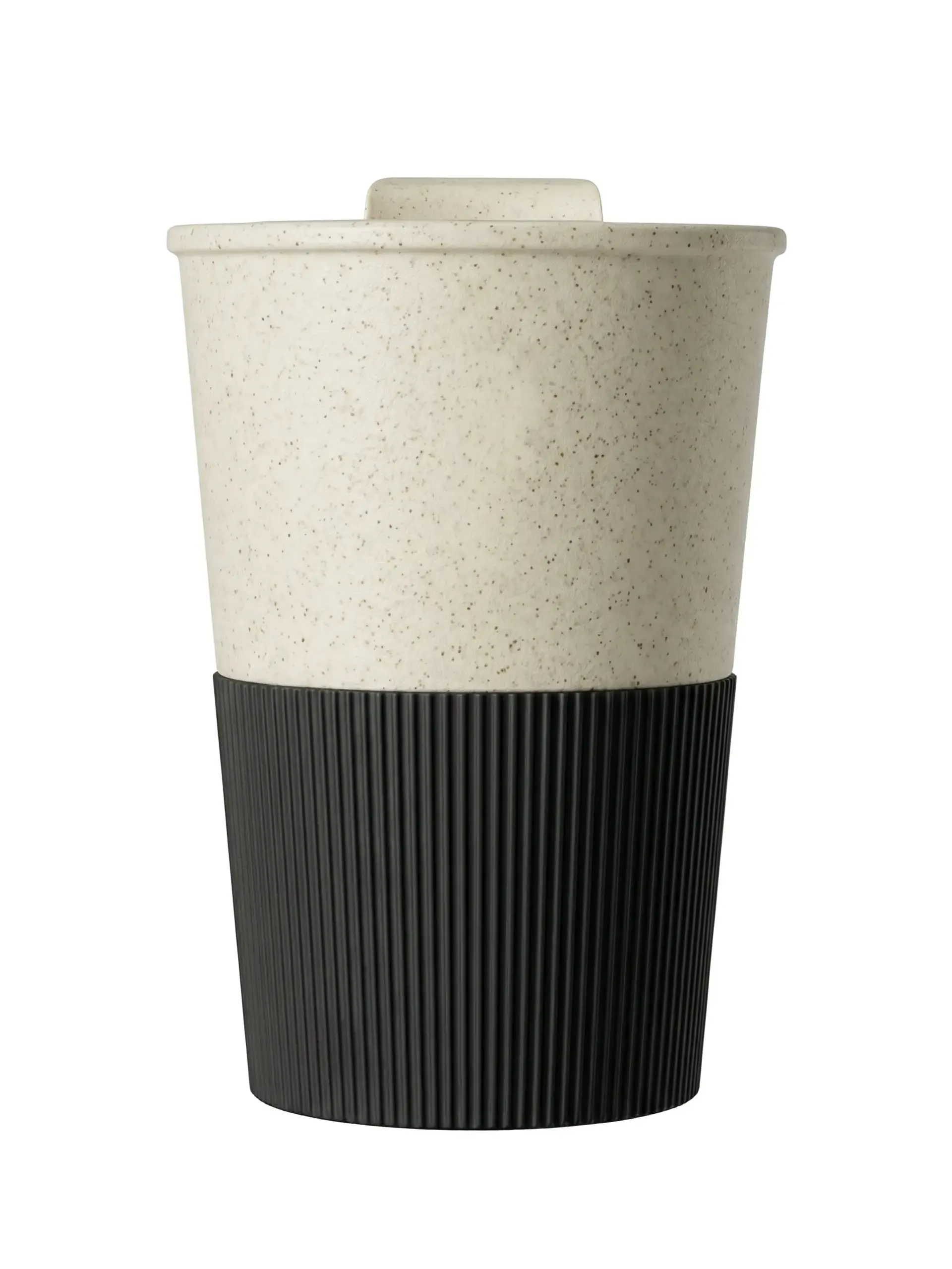 Sunela - Reusable Wheatstraw Cup 350ml - Black
