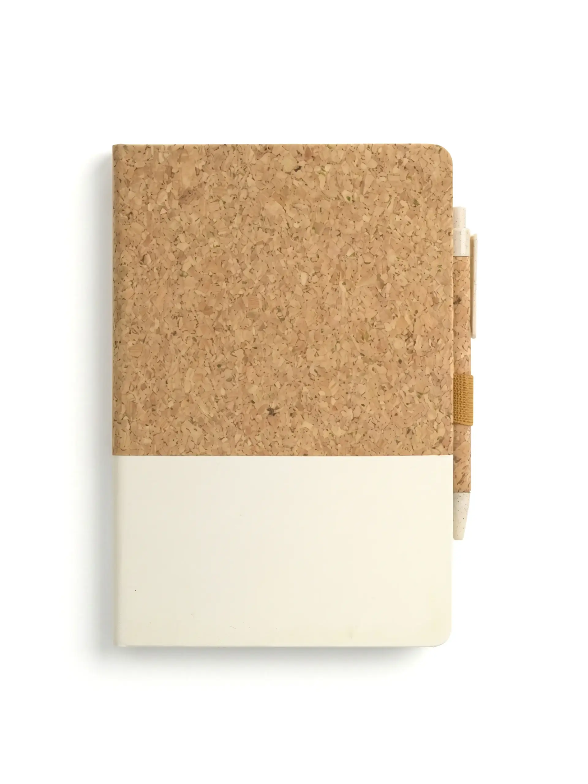 Meposa - Natural Cork A5 Notebook with Elastic Tape Closing