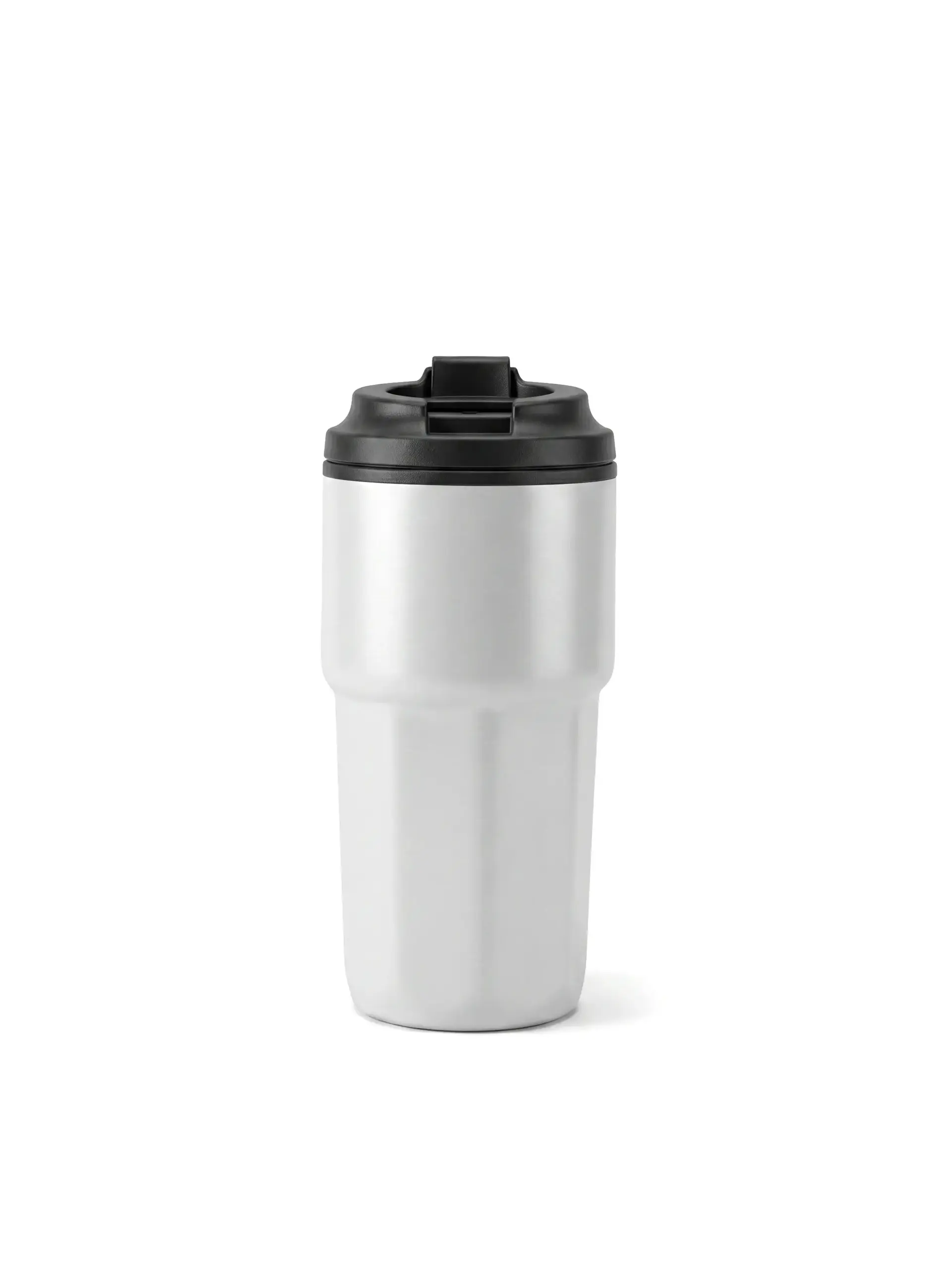 Sugele - Steel/PP Double Wall Travel Mug 500ml - White
