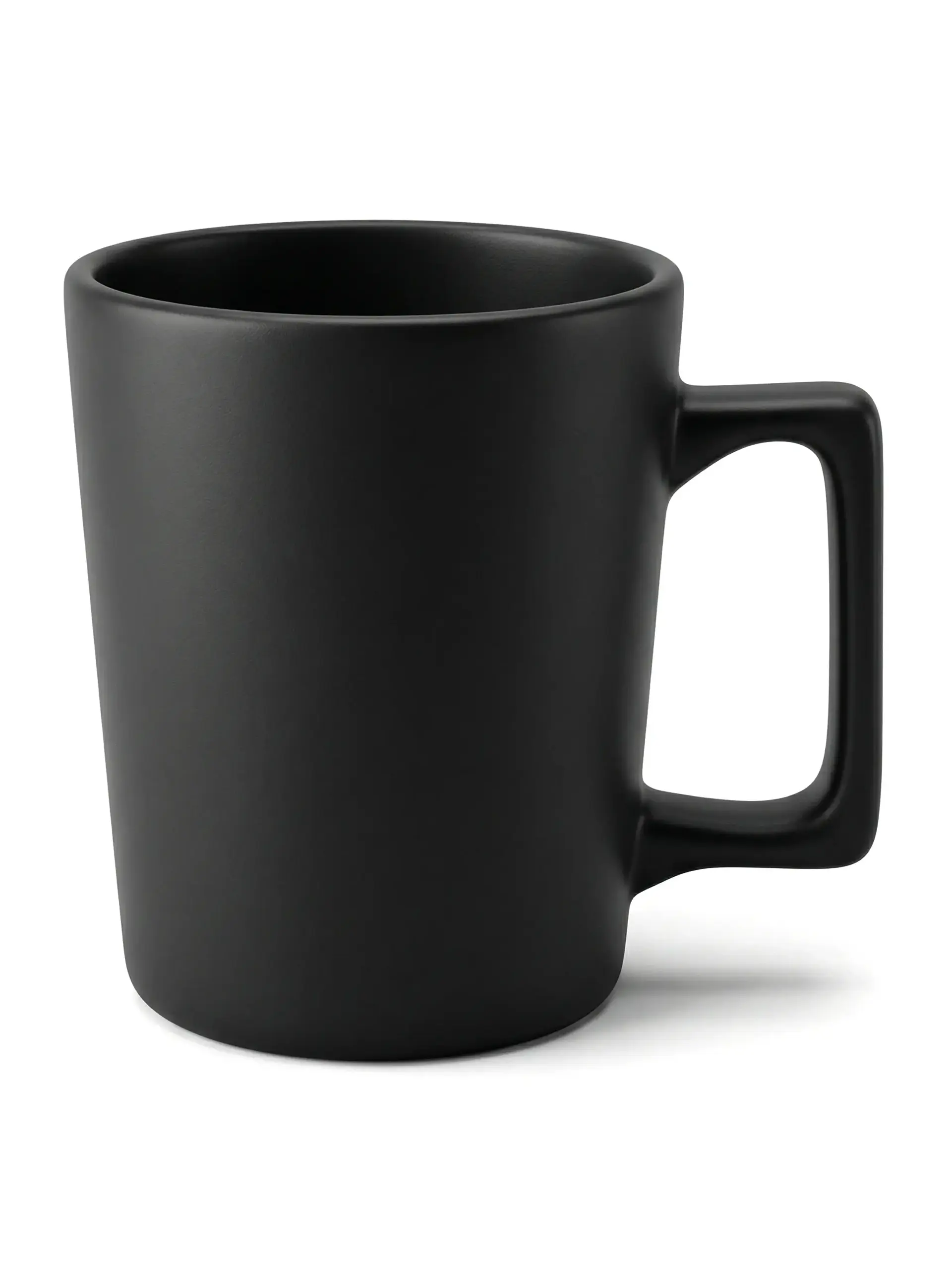 Suzace - Ceramic Cup with Wide Grip 400ml - Black