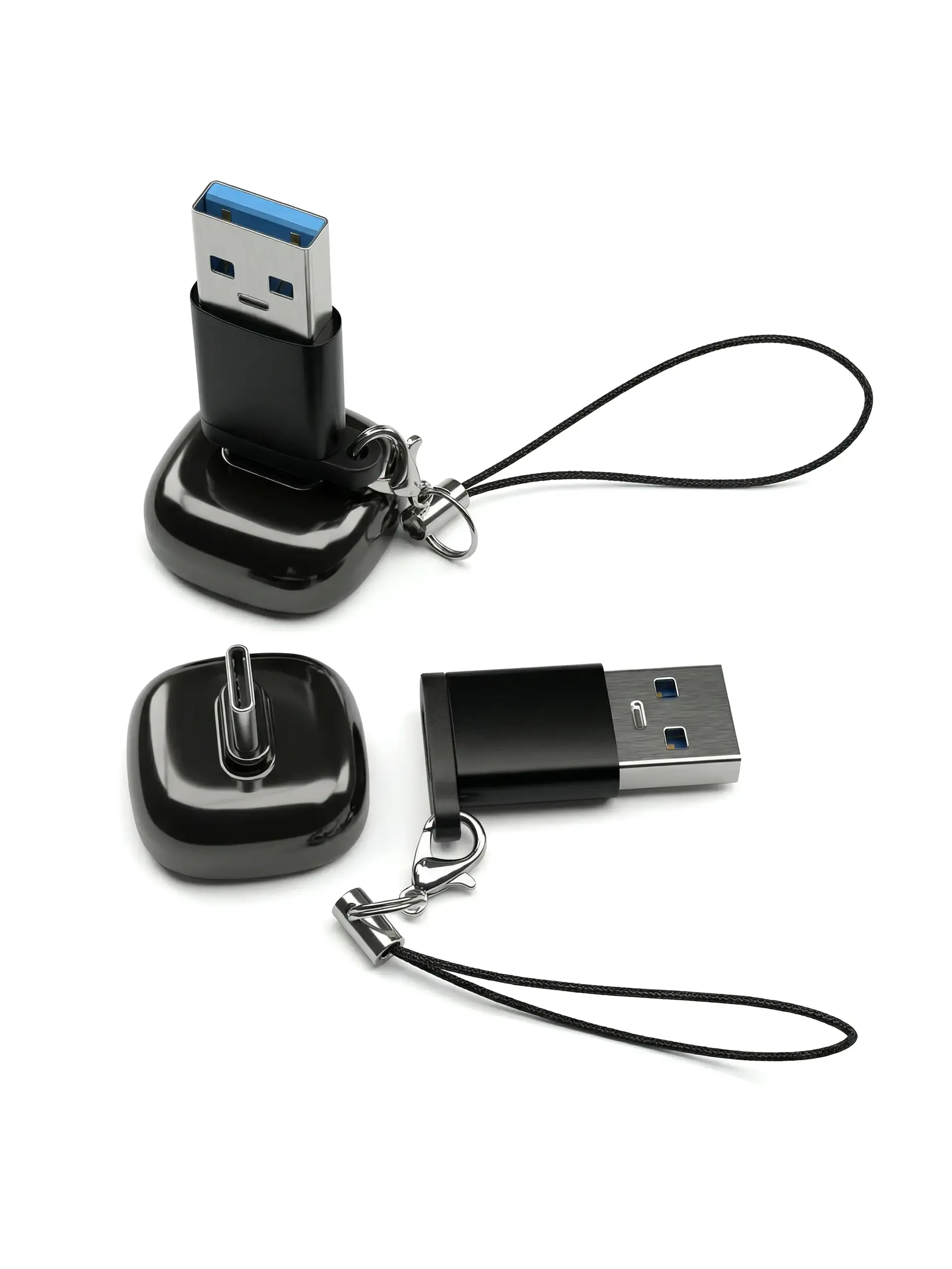 Nozula - Classic Swivel USB Flash Drive with Aluminium Clip