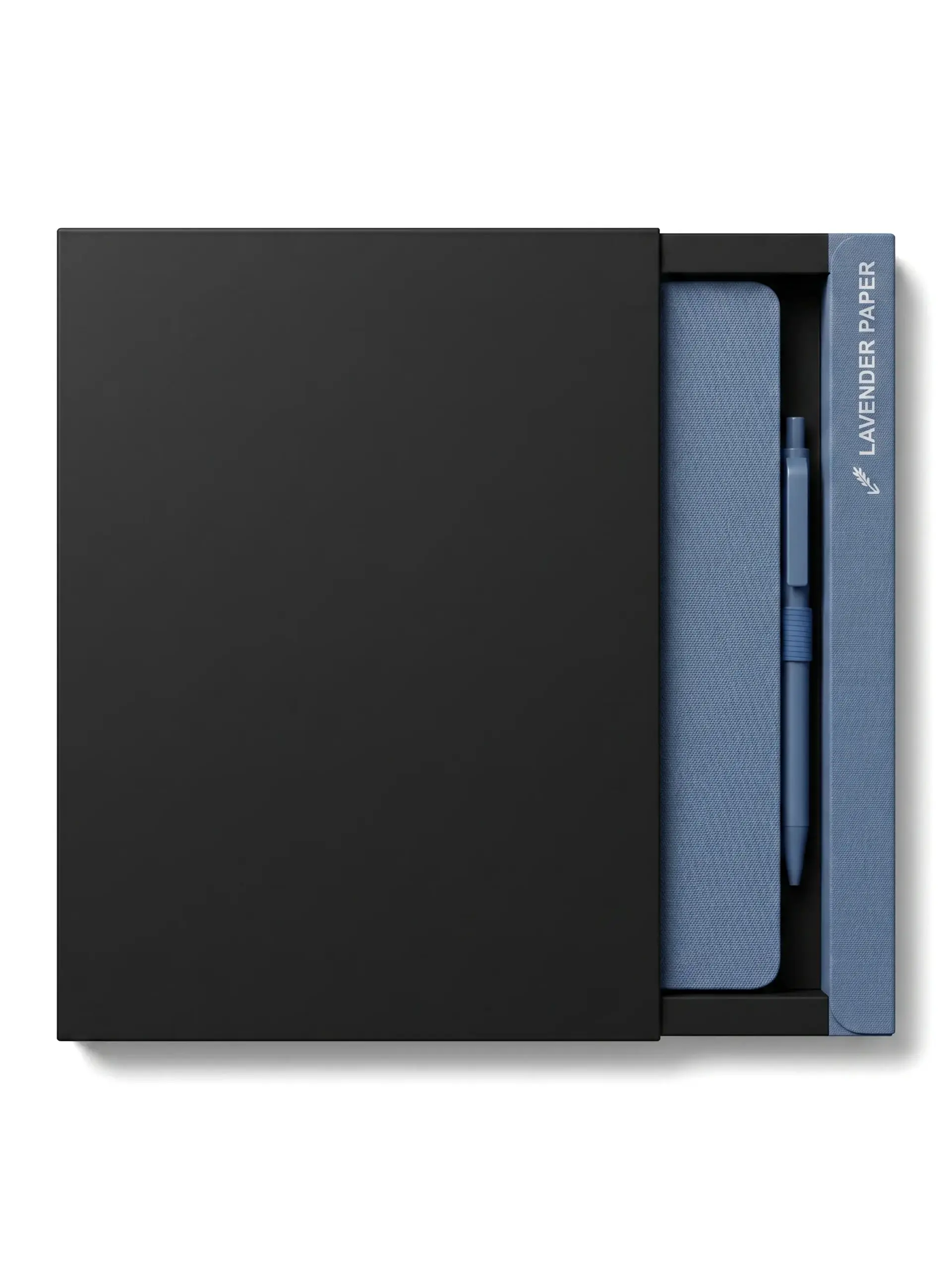 Limuka - A5 Hard Cover Notebook & Pen Set - Lavender Paper